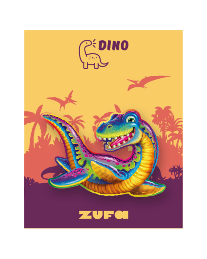 Значок деревянный Плезиозавр 30034 70₽